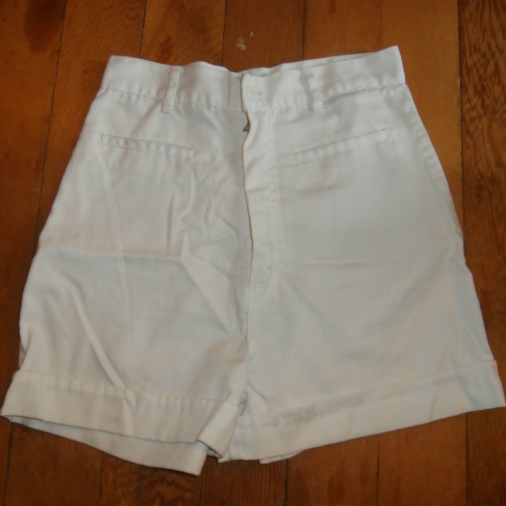 Vintage 1980s Clipper White Short Shorts